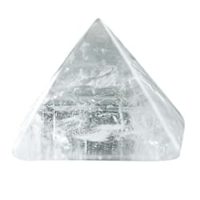 Pyramide 3x3 cm aus Bergkristall rein und klar