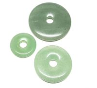 Donut 50mm-Aventurin-grün Anhänger-Mineral-Edelsteine-Heilsteine-Schmuck-