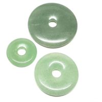 Donut 50mm-Aventurin-grün Anhänger-Mineral-Edelsteine-Heilsteine-Schmuck-